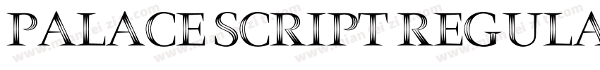 Palace Script Regula字体转换